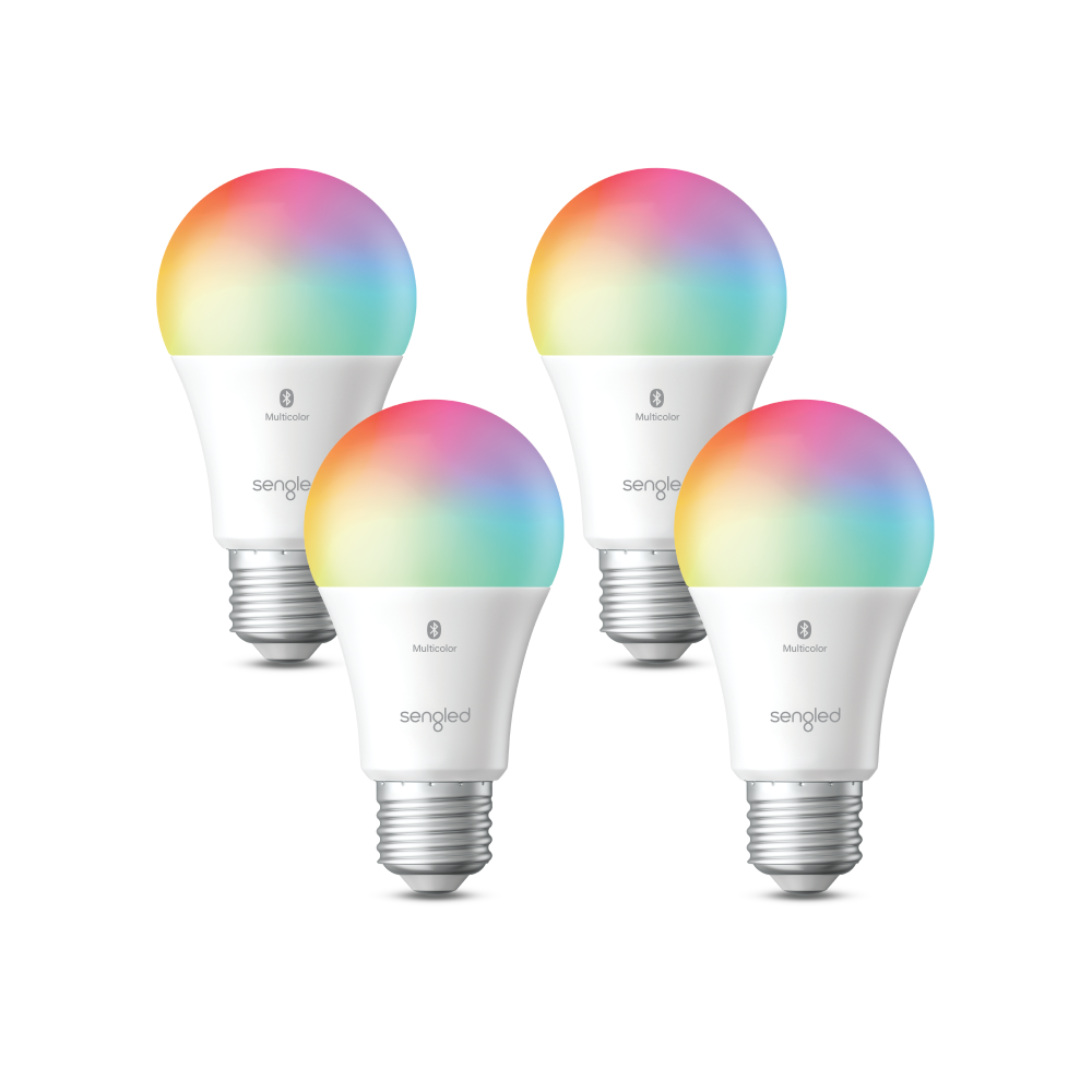 Bluetooth Mesh Color A19/E26 4 Packs